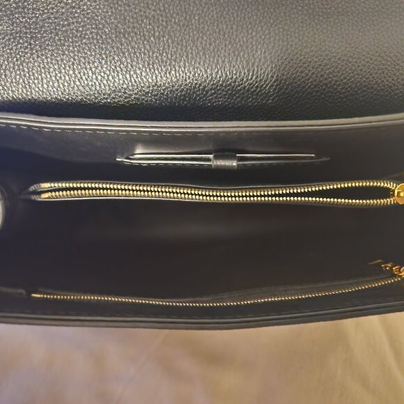 Louis Vuitton Rose Des Vents MM Grained Smooth Calfskin Black Leather Bag - Picture 3 of 6